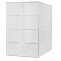 Tuckmar Acrylic Organizer for Styrofoam Storage Boxes, 2x4 Array 145759